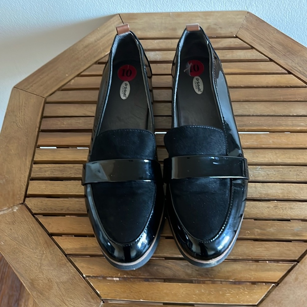 Dr.Scholl’s Women’s Slip-On Lug Sole Black Loafer Size 10